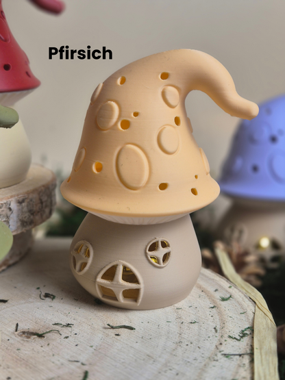 Märchenwald-Pilz mit LED-Öffnung