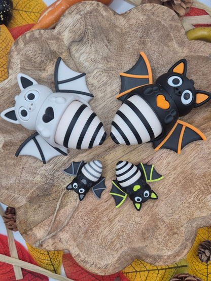 Fledermaus Franky – Leuchtender Halloween Anhänger | 3D Druck | Herbst & Party Deko
