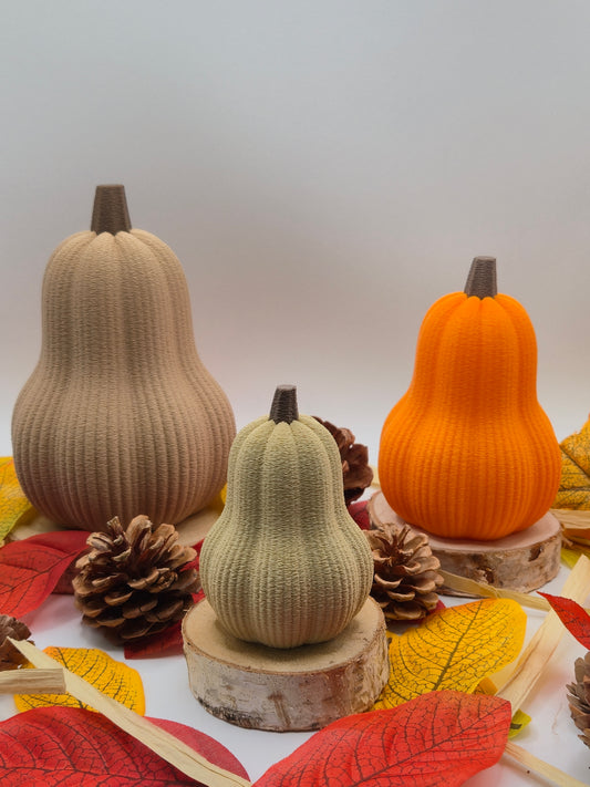 Butternut-Dekokürbis aus 3D-Druck
