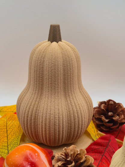 Butternut-Dekokürbis aus 3D-Druck