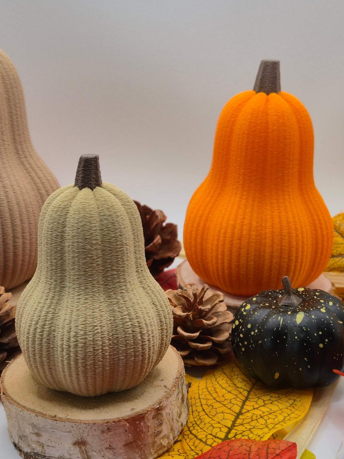 Butternut-Dekokürbis aus 3D-Druck