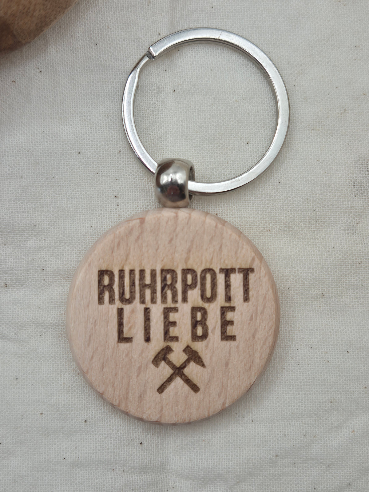 Ruhrpott-Schlüsselanhänger aus Holz