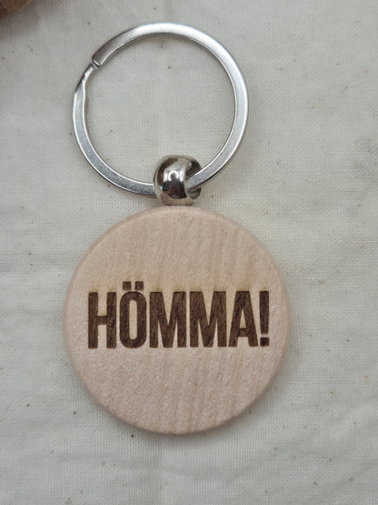 Ruhrpott-Schlüsselanhänger aus Holz