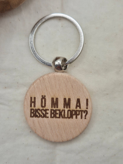 Ruhrpott-Schlüsselanhänger aus Holz