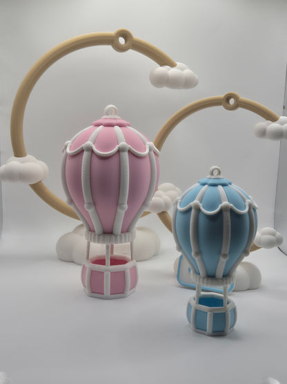 Heißluftballon personalisiert – Geschenk zur Geburt