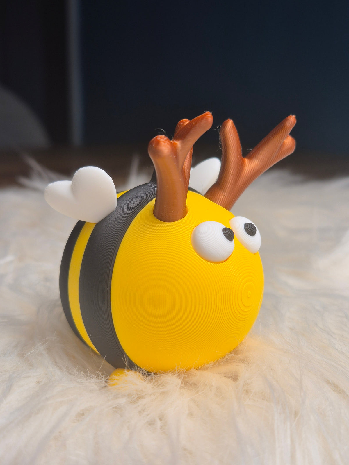 Rentier-Christbaumschmuck Horstie – 3D-gedruckter Weihnachtsanhänger